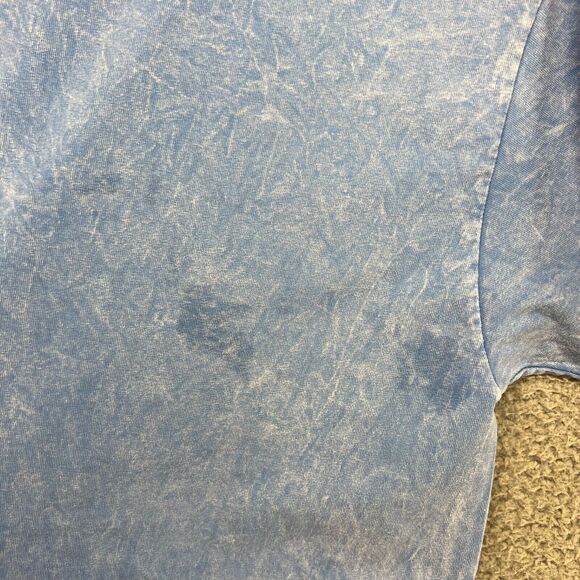 Yesterdays Sportswear Shirt Men's Small Blue Hanalei Kauai Hawaii Stone Washed - Picture 8 of 10